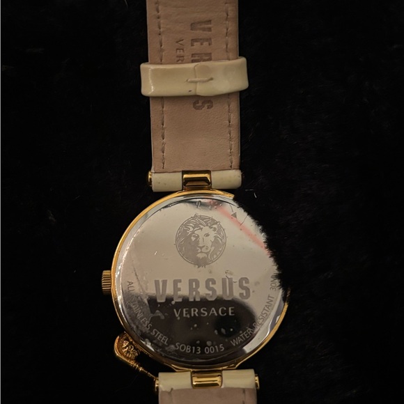 Versus Versace Gold and White Women\'s Watch